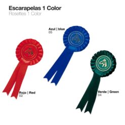ESCARAPELAS UN COLOR - Color: Rojo