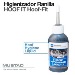 MUSTAD: HIGIENIZADOR DE RANILLA HOOF FIT LIQUID 50ml -