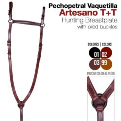 PECHOPETRAL VAQUETILLA ARTESANO T+T - Color: Negro