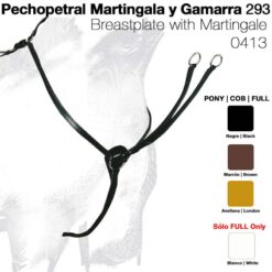 PECHOPETRAL MARTINGALA Y GAMARRA 293 - Color: Tostado
