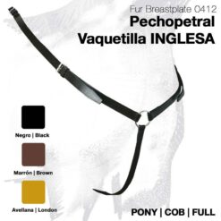 PECHOPETRAL VAQUETILLA INGLESA - Color: Tostado
