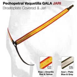 PECHOPETRAL VAQUETILLA GALA JARI - Color: Marino/Gris