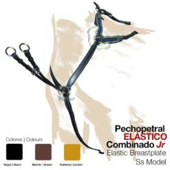 PECHOPETRAL ELÁSTICO COMBINADO JR - Color: Negro
