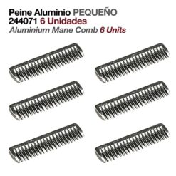 PEINE ALUMINIO PEQUEÑO 244071 6uds -