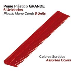 PEINE PLÁSTICO GRANDE 6uds -