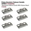 PEINE ALUMINIO CABEZA CABALLO 24406 6uds -
