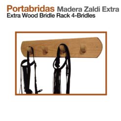 PORTABRIDAS MADERA ZALDI EXTRA 4 CABEZADAS -