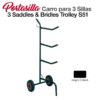 PORTASILLA CARRO PARA 3 SILLAS S51 -