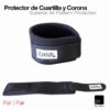 PROTECTOR DE CUARTILLA Y CORONA ZALDI NEGRO -