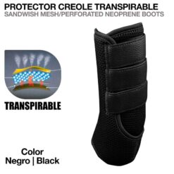 PROTECTOR CREOLE TRANSPIRABLE - Color: Negro