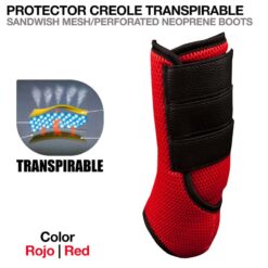 PROTECTOR CREOLE TRANSPIRABLE - Color: Rojo