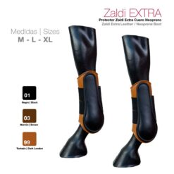 PROTECTOR ZALDI EXTRA CUERO NEOPRENO - Color: Negro