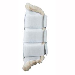 PROTECTOR ZALDI EXTRA CUERO BORREGUILLO PIE - Color: Blanco