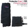 PROTECTOR TRANSPORTE ESTABLO FIR 2 EN 1 NEGRO -