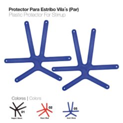 PROTECTOR PARA ESTRIBO VILAS (PAR) - Color: Rojo