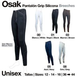 PANTALÓN GRIP SILICONA OSAK - Color: Negro
