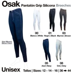 PANTALÓN GRIP SILICONA OSAK - Color: Azul