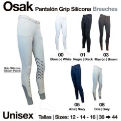 PANTALÓN GRIP SILICONA OSAK - Color: Gris