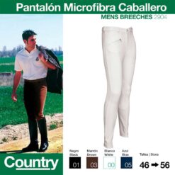 PANTALÓN MICROFIBRA COUNTRY CABALLERO - Color: Blanco