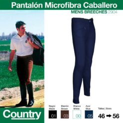 PANTALÓN MICROFIBRA COUNTRY CABALLERO - Color: Azul