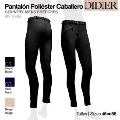 PANTALÓN POLIESTER CABALLERO DIDIER - Color: Negro