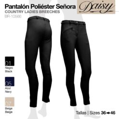 PANTALÓN POLIESTER SEÑORA DAISY - Color: Negro