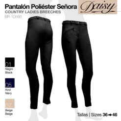 PANTALÓN POLIESTER SEÑORA DAISY - Color: Negro