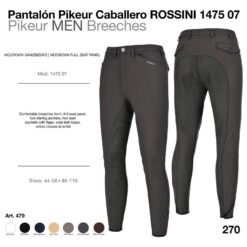 PANTALÓN PIKEUR CABALLERO ROSSINI - Color: Beige