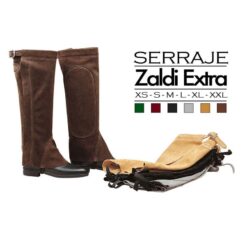 POLAINA ANTE ZALDI EXTRA - Color: Negro