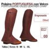 POLAINA PORTUGUESA ENGRASADA CON VELCRO - Talla: S