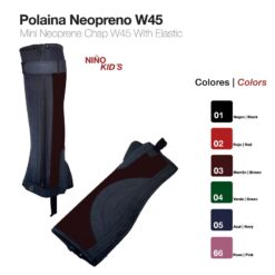 POLAINA NEOPRENO NIÑO W45 - Color: Negro