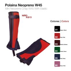 POLAINA NEOPRENO NIÑO W45 - Color: Rojo