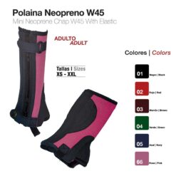 POLAINA NEOPRENO ADULTO W45 - Color: Rosa