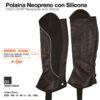 POLAINA NEOPRENO CON SILICONA NEGRO - Talla: XXS