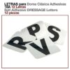 LETRAS PARA DOMA ADHESIVAS (12 letras) 18A -
