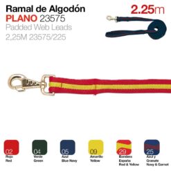 RAMAL ALGODÓN PLANO 23575 2.25m - Color: Rojo/Amarillo
