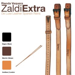 RIENDAS VAQUERAS ZALDI EXTRA - Color: Negro