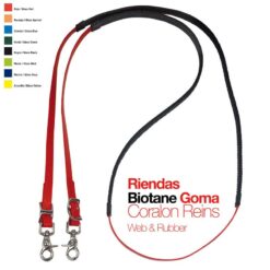 RIENDAS BIOTANE GOMA LR12006 - Color: Lime