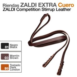 RIENDAS ZALDI EXTRA CUERO - Color: Marrón