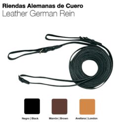 RIENDAS ALEMANAS CUERO 456 - Color: Marrón