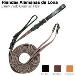RIENDAS ALEMANAS LONA 455 - Color: Marrón