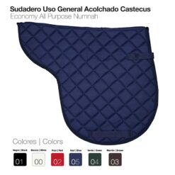 SUDADERO USO GENERAL ACOLCHADO CASTECUS - Color: Blanco