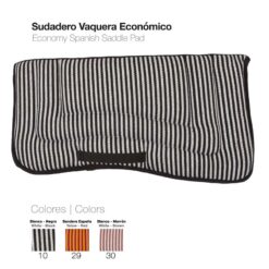 SUDADERO VAQUERA ECONÓMICO - Color: Back/Blanco