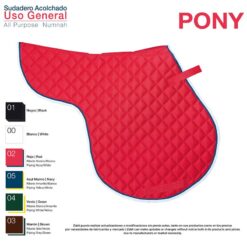SUDADERO USO GENERAL ACOLCHADO PONY - Color: Azul