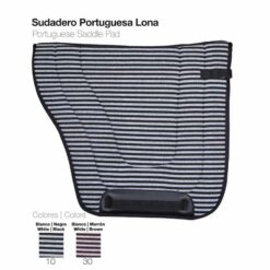 SUDADERO PORTUGUESA LONA - Color: Back/Blanco