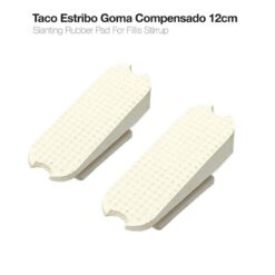 TACO ESTRIBO COMPENSADO 22003R 12cm BLANCO PAR -
