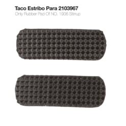 TACO ESTRIBO PARA 2103967 NEGRO PAR -