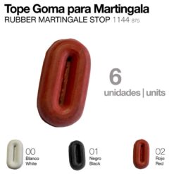 TOPE GOMA PARA MARTINGALA 875 6 unidades - Color: Rojo