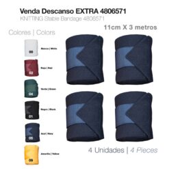 VENDA DESCANSO EXTRA 4806571 4 unidades - Color: Azul