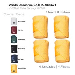 VENDA DESCANSO EXTRA 4806571 4 unidades - Color: Amarillo